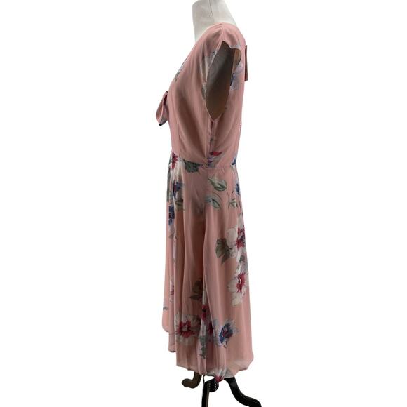 Yumi Kim Women's Forget Me Not Blush Reminisce Midi Dress Size Large NEW - Picture 3 of 8